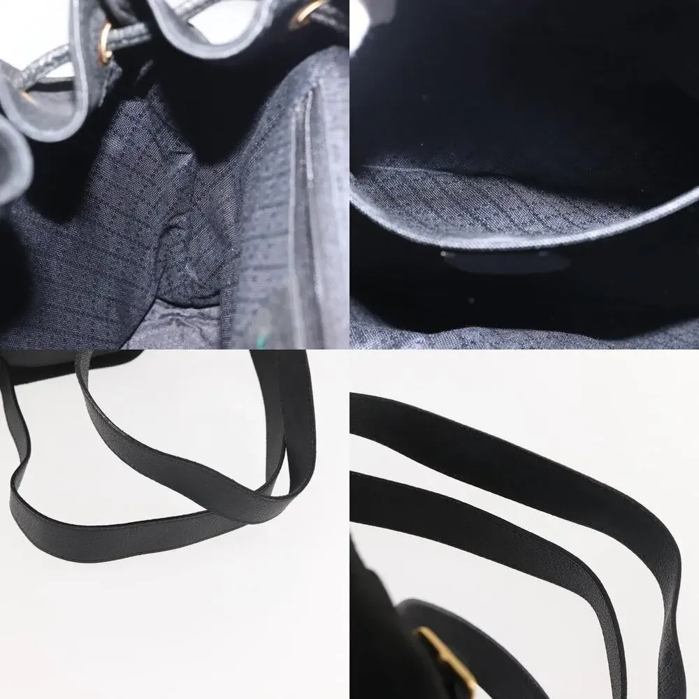 Gucci Bamboo Suede Backpack Black